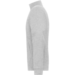 A grey men's Doubleface jacket featured in a side view, with a simple design and a logo on the fabric.