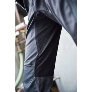 Workwear Stretch-Pants in dark grey, featuring reinforced stitching and ergonomic seams for enhanced flexibility.