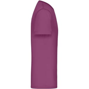 A men's active t-shirt in a rich purple colour, featuring a simple design and fitted silhouette.