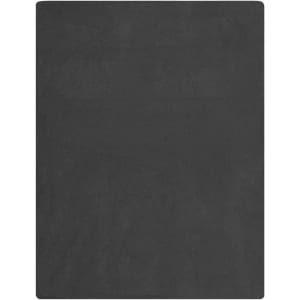A fleece blanket in a solid dark grey colour, featuring a smooth texture and a rectangular shape.