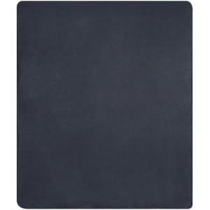 A bonded fleece blanket in a deep navy blue colour, featuring a smooth, soft texture.