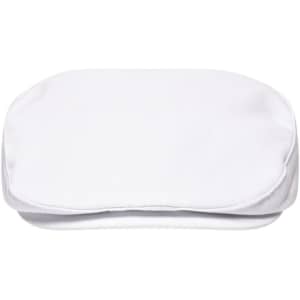 A white Cabrio Cap with a soft, curved design and a small logo on one side.