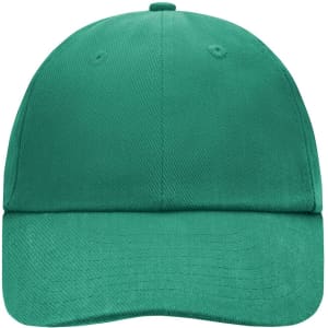 A green 6 Panel Raver Cap with a curved brim and no visible logos or text.