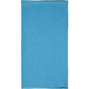 A blue Economic X-Tube Polyester bandanna, featuring a simple design and fabric texture.