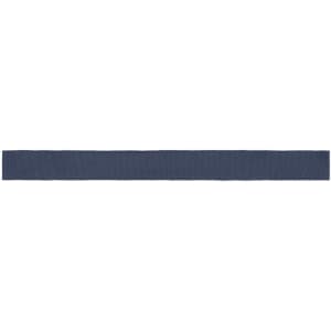 A navy ribbon for promotional use, designed for attaching to hats. Features a simple, unembellished design.