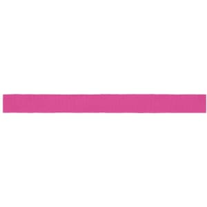 A pink ribbon is displayed horizontally on a white background, suitable for promotional use.