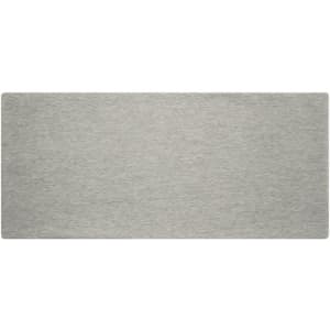A grey Bio Cotton headband with a textured finish and a small logo in one corner.