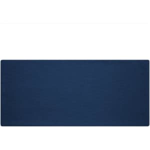 A navy blue Bio Cotton headband featuring a simple design and a branding logo.