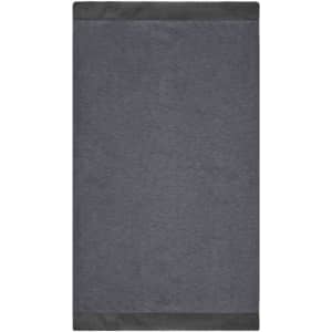 A grey scarf with a contrasting darker border, featuring a logo. It is a promotional product named "Winter X-Tube."
