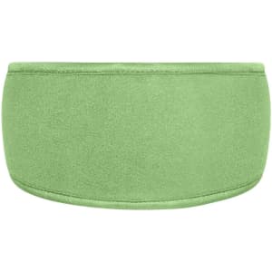 A green headband made from Thinsulate™ material, featuring a smooth, soft texture and no visible logos.