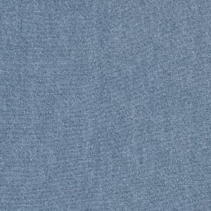 A textured light blue cotton denim fabric, suitable for long sleeve button-up shirts. It features a consistent weave pattern.