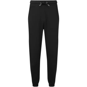Black classic joggers with an elastic waistband and drawstring detail. Features a simple design with no visible logos.