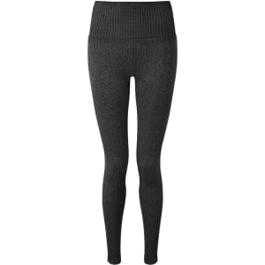 Knitted City Leggings in a dark grey hue, featuring a high waistband and a textured knit design.