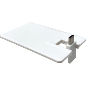 A white credit card-sized Type-C flash drive with a sleek, slim design and a USB connector.