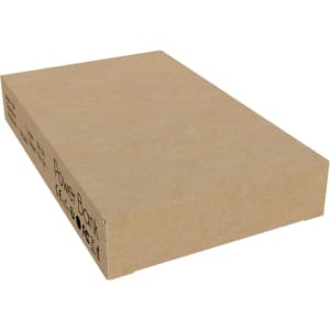 A rectangular cardboard packaging for the Rhodes Eco Power Bank, featuring a minimalist design and printed branding.
