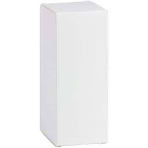 A white box with a rectangular shape, suitable for packaging products such as power banks.