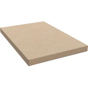 A beige eco-friendly solar calculator with a sleek and minimal design. It features a simplistic shape and a logo.