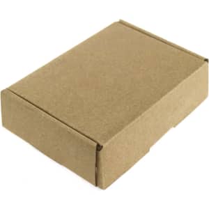A brown cardboard box with a simple design and no visible branding.
