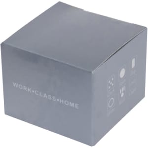 A grey box containing a Fidget Cube, featuring various tactile buttons and textures for sensory engagement.