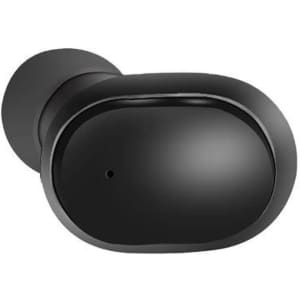 A black Hastings Pro TWS earbud featuring a sleek, modern design with a logo.