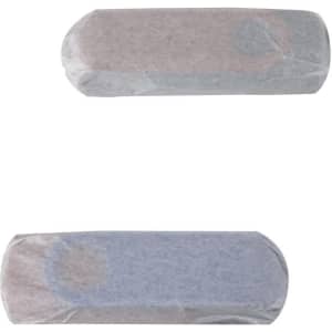 Two rolls of tissue wrap in pink and blue, each wrapped in clear plastic. Features a logo on the packaging.