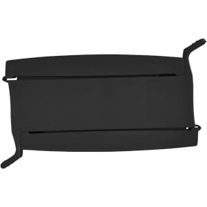 A black Two Sides Food Clip with a simple design, featuring clips on either end and a logo.