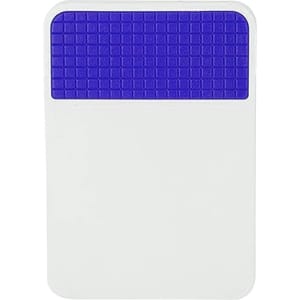 A Fridge Magnet Clip features a white body with a textured purple top section. It has a logo or branding displayed.