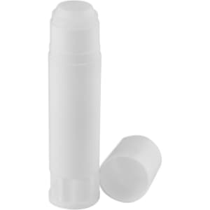A white glue stick with a removable cap, designed for office and business use.