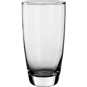 A beer glass with a clear, tapered design and a sturdy base, suitable for serving beverages.