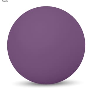 A purple high bounce ball featuring a smooth, spherical shape and a minimalist design.