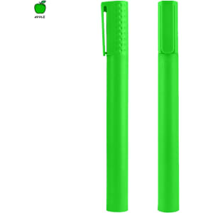 A Jumbo Highlighter Pen in vibrant green, featuring a clip and textured grip, with a logo on one side.