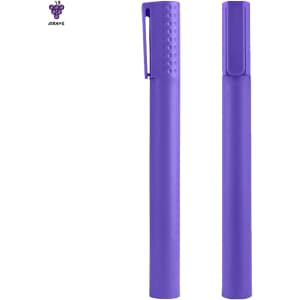 A purple Jumbo Highlighter Pen with a textured grip and clip, featuring a logo on the top.