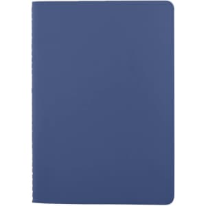 A washable paper notebook in a solid blue cover with a subtle texture and rounded corners.