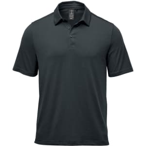 Men's Settebello Polo in dark green, featuring a classic polo collar and a logo on the chest.