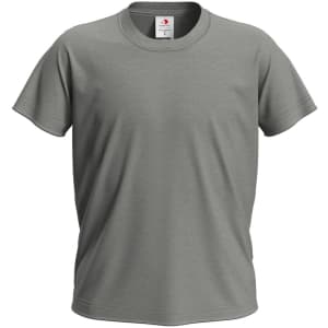 A green Junior Classic T in a casual style, featuring a crew neck and short sleeves. It has a branding logo.