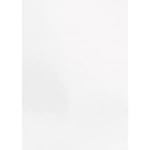 A white women's long sleeve button-up shirt with a branded logo. It features a classic style and fitted design.