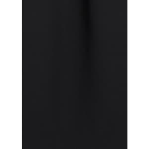 A black long sleeve blouse with a button-up design, featuring a simple and elegant appearance.