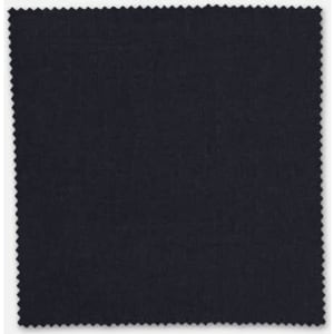 A dark navy fabric swatch, featuring a textured weave, suitable for jackets or suiting.