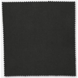A piece of dark green fabric with a smooth texture and scalloped edges, featuring a subtle sheen.