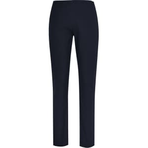 Women’s Bella Pant in navy, featuring a slim fit design and an elastic waistband. It has a small logo on the back.