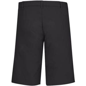 Men's black cargo shorts featuring a comfortable waist, designed with a smooth back finish and no visible branding.