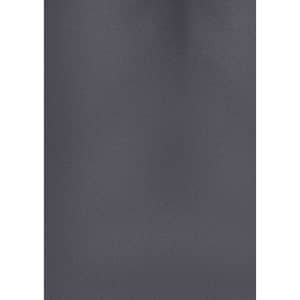 A plain short sleeve shirt in a solid grey colour, featuring a logo.
