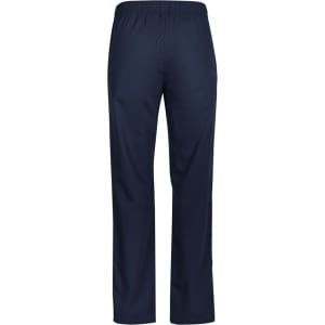 Navy blue men's scrub pants featuring an elastic waistband and a single back pocket.