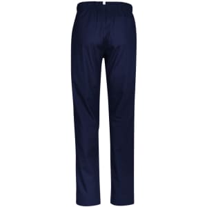 Unisex Hartwell reversible scrub pants in navy, featuring an elastic waistband and a simple design.