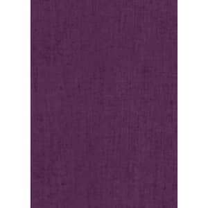 A solid deep purple fabric swatch, suitable for a button-up shirt design. The texture appears smooth and uniform.