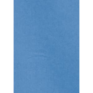 A light blue women's button-up shirt with short sleeves, featuring a logo.
