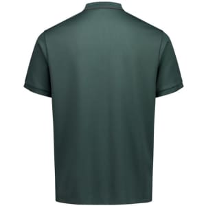 A green short sleeve polo shirt with a collar and no visible logos or branding.