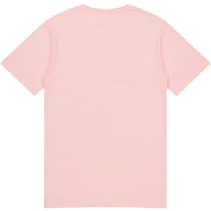 A pink short sleeve T-shirt with a simple design and no visible logos or text.