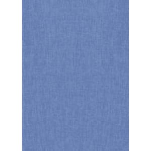 A textured blue overblouse, featuring a relaxed fit, suitable for uniforms and tunics. It includes a logo.