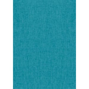 A textured fabric in a vibrant teal colour, suitable for the Women's Oasis Overblouse uniform.